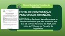 Câmara Municipal de Dois Irmãos do Tocantins convoca Vereadores e Convida a população para participarem das Sessões Ordinárias de fevereiro