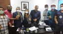 Vereadores e Prefeito Geciran Saraiva visitam o gabinete do Deputado Jair Farias em busca de melhorias ao Município de Dois Irmãos